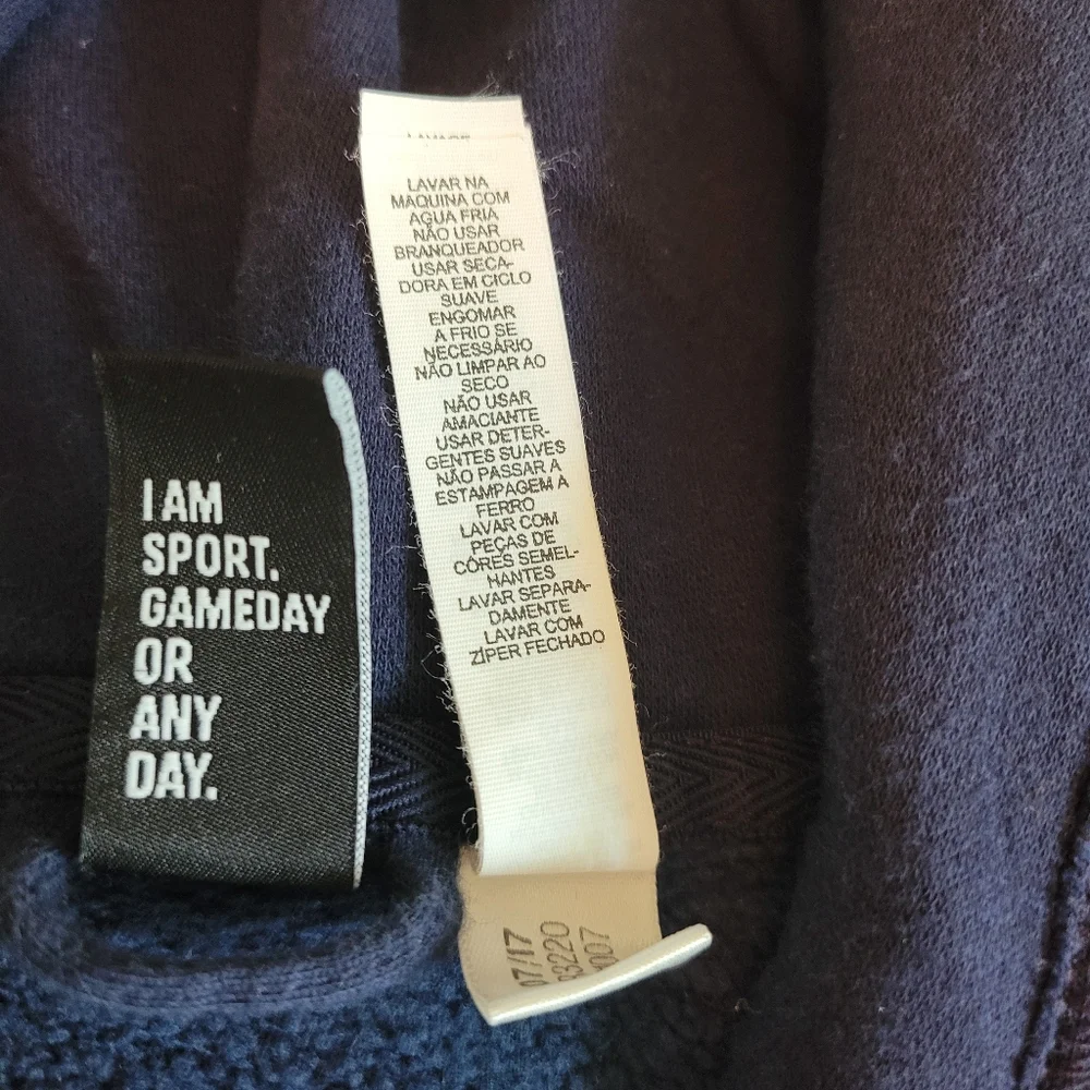 Adidas Navy Blue FullZip-Up Hoodie